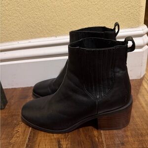 Splendid Amalie Black Ankle Booties